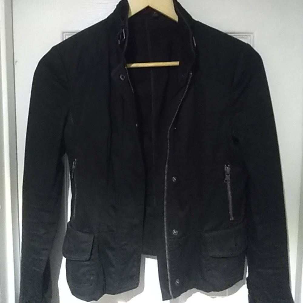 EXPRESS cropped black jacket